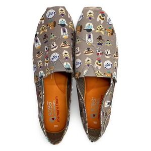 Skechers BOBS for Dogs Plush Party Animal Women 9.5 Taupe Excellent